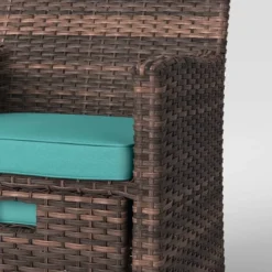 Halsted 5pc Wicker Small Space Patio Furniture Set - Threshold 19 Halsted 5pc Wicker Small Space Patio Furniture Set - Threshold -Threshold Sales Store GUEST e2b412f3 c641 4b15 8e06 88929b6378f8