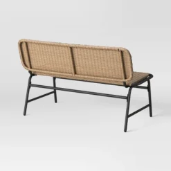 Popperton Arched Wicker Bench - Black - Threshold™ Designed With Studio McGee -Threshold Sales Store GUEST e54f8928 59f5 40ea b37e 4de7f9b2bacb