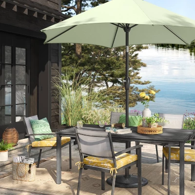 7'x10' Cactus Silk Pattern Outdoor Rug Tan - Threshold™ 1 7'x10' Cactus Silk Pattern Outdoor Rug Tan - Threshold™