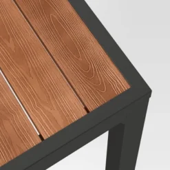 Bryant 6 Person Faux Wood Rectangle Patio Dining Table - Gray/Natural Wood - Threshold™ -Threshold Sales Store GUEST fe0a4618 2959 4bc4 8d9a 99dfcf05fb48