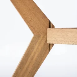 Bluffdale Wood 6 Person Round Patio Dining Table, Outdoor Furniture - Threshold™ Designed With Studio McGee -Threshold Sales Store GUEST ff1edfec 9404 414e b8f3 afd96f80e410