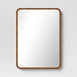 22" X 30" Rounded Corner Wood Wall Mirror - Threshold™ -Threshold Sales Store GUEST ff7bba8e 74ae 4afc b36b 07071d1075dc
