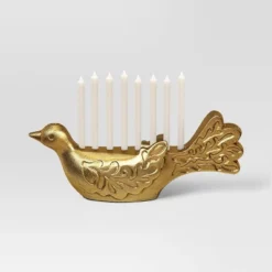 Cast Aluminum Bird Menorah - Threshold™ 5 Cast Aluminum Bird Menorah - Threshold™ -Threshold Sales Store GUEST ffb422b9 d13b 4e1a b849 bcc17acef58a